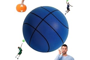 NIVILLE Silent Basketball Dribble Dream Silent Basketball for Various Indoor Activities Airless Basketball Hush Handle Silent Foam Basketball