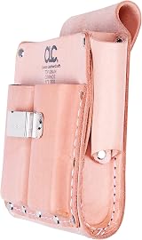Custom Leathercraft CLC 700 Tool Pouch Heavy Duty 5-Pocket Tan Leather view 3