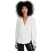 L'AGENCE Women's Ava Lace Cuff Blouse