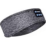 Sleep Headphones Bluetooth Headband,Upgrage Soft Sleeping Wireless Music Sport Headbands, Long Time Play Sleeping…
