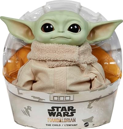 Mattel Star Wars Grogu Plush 11 Inch The Mandalorian Baby Yoda Collectible