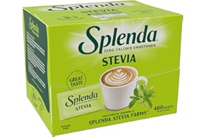 SPLENDA Stevia Zero Calorie Sweetener, Sugar Substitute Packets, 400 Count (Pack of 1)