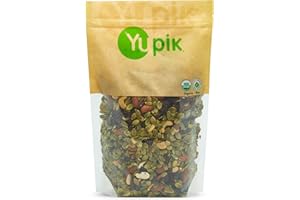Yupik Organic Safari Mix, 1kg, A Blend of Raisins, Pumpkin Seeds, Almonds & Cashews, Kosher, Gluten Free, Non-GMO, Cholestero