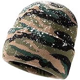 TOP-EX Dryknit™ Waterproof XL XXL Fleece Lined Fashion Oversized Winter Warm Cuffed Beanies Hats Mens