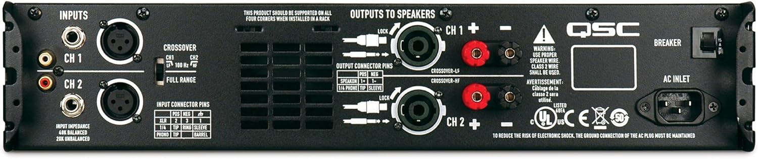 qsc 1000 watt amplifier
