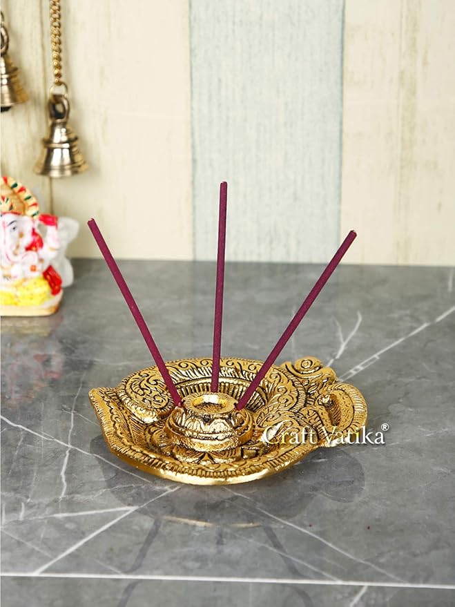 Collectible India Agarbatti Stand Incense Stick Holder with Ash Catcher