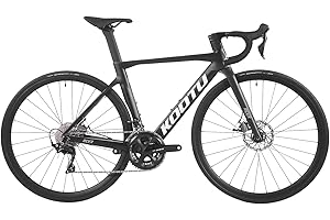KOOTU Carbon Road Bike, T800 Lightweight Carbon Fiber Frame Racing Bicycle with 105 R7000 22 Speed Groupset and Wire-Pull Disc Brake for Man and Woman