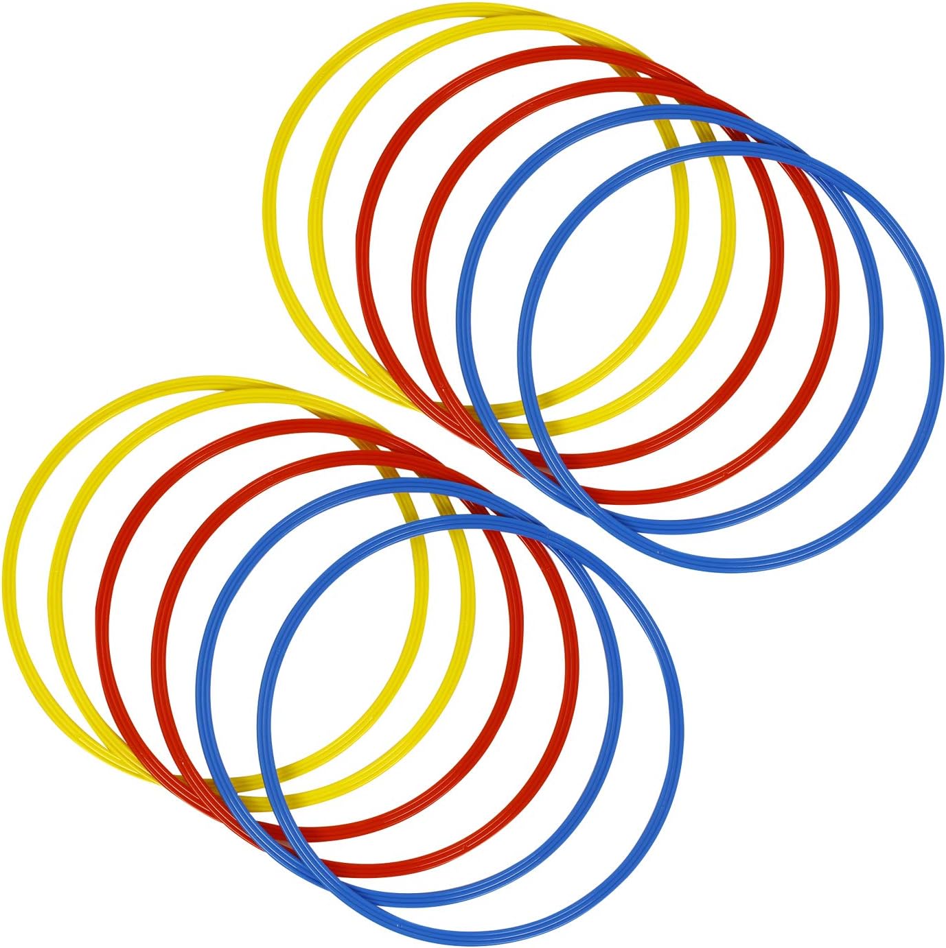 FITSY® Speed Training Agility Rings Set for Sports, Fitness, Gymnastic