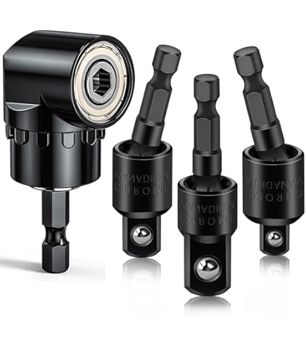 Socket Set Drill Socket Adapter 1/4'' Hex Shank Extension For