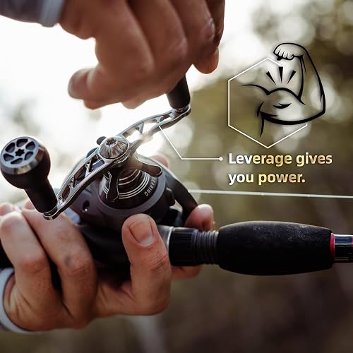 GOMEXUS 100mm Power Handle For Shimano Curado, SLX, Tranx 100/200 Baitcasting Reels