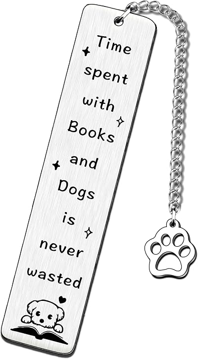 SDOFY Dog Bookmark for Women Men Cute Bookmarks for Dog Lovers Gift