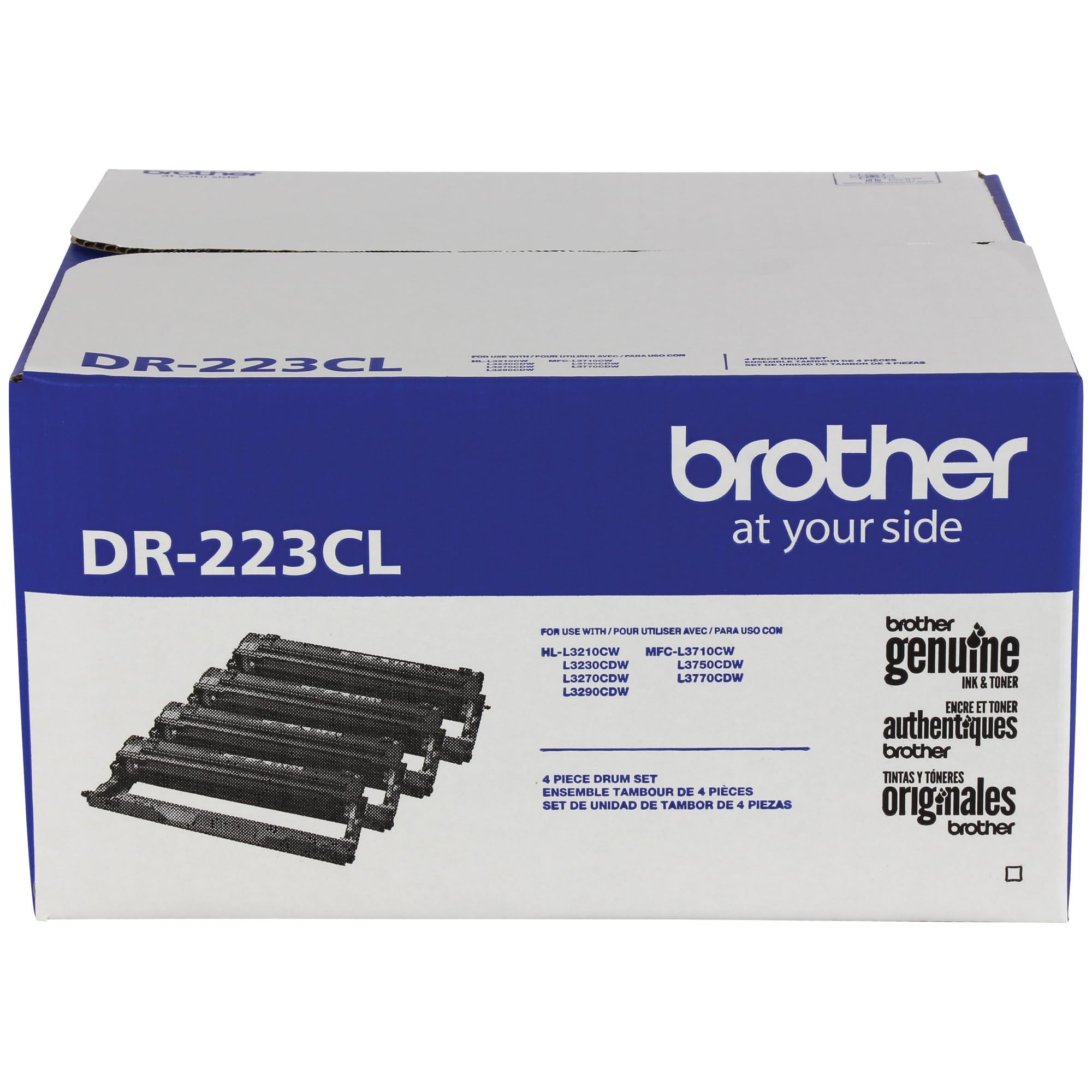 Brother Genuine -Drum Unit, DR223CL, Seamless Integration, Yields Up to 18,000 Pages,Black