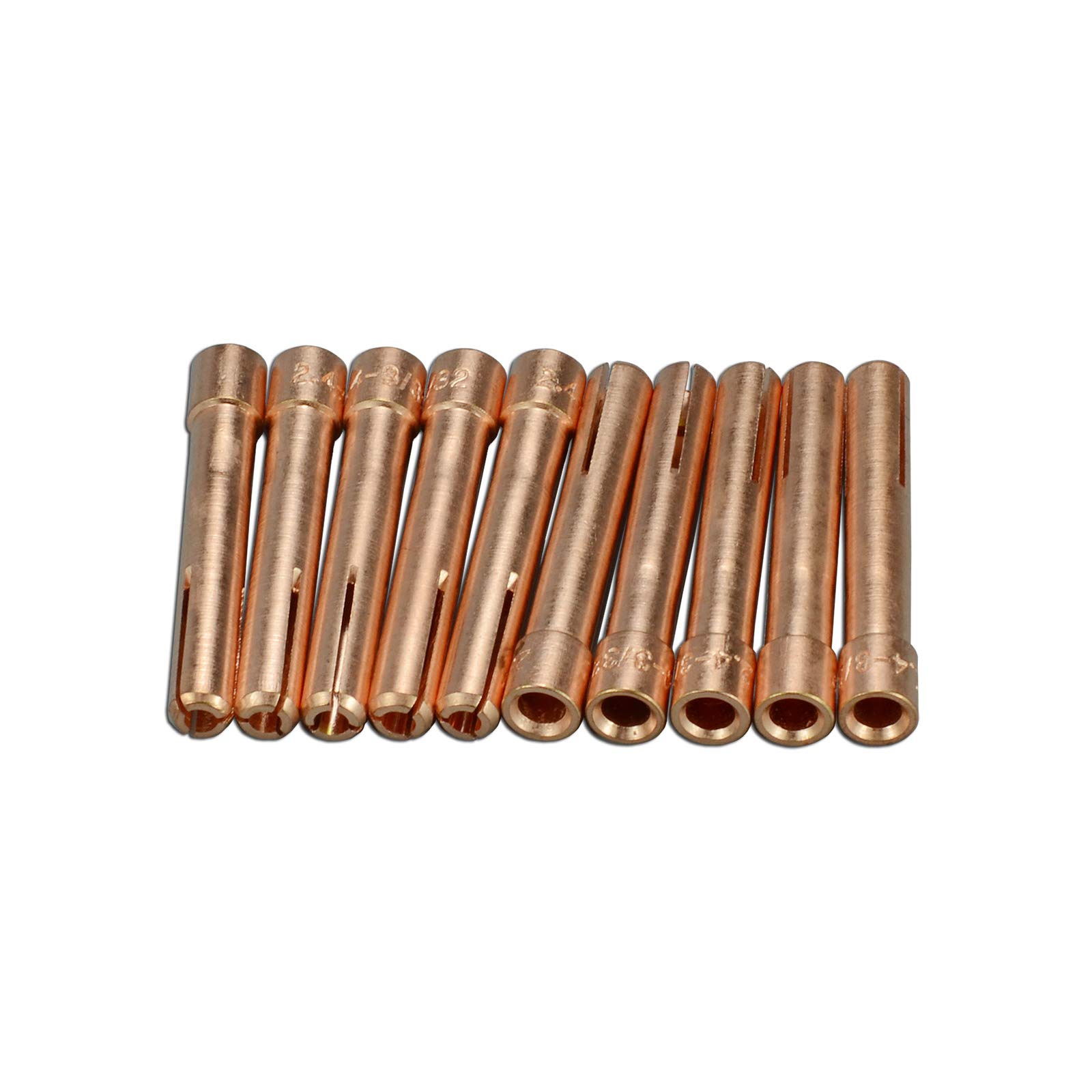RIVERWELD TIG Collets 2.4mm Orifice Fit QQ150A TIG Welding Torch Pack of 10