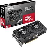 ASUS Radeon RX 7600 XT Dual OC 16GB GDDR6 PCIe 4.0 2801MHz Boost view 1
