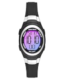 Armitron Sport Women's Rainbow Dial Digital Chronograph Black Resin Strap Watch, 45/7034BRB