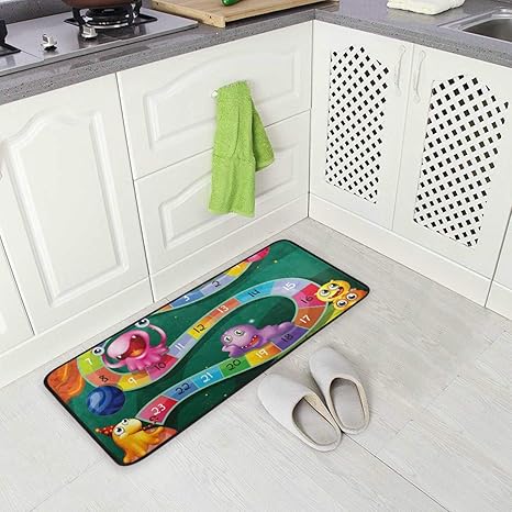 Amazon Com Cartoon Kids Play Toy Kitchen Floor Mat Non Slip