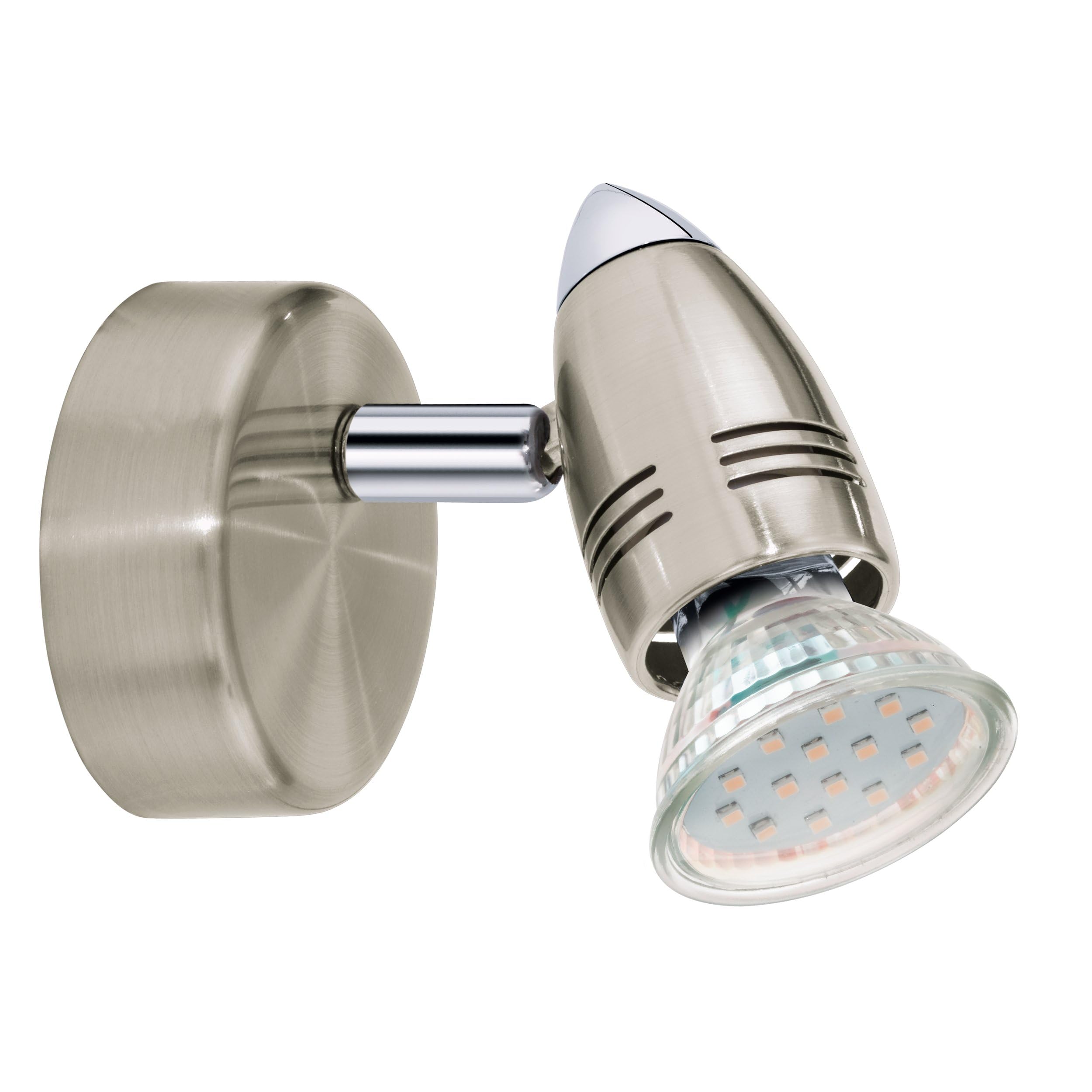 Eglo 92641 GU10-LED Satin Nickel, Chrome Spotlight Magnum-LED
