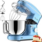 Facelle Kitchen Stand Mixer, 660W 6-Speed Tilt-Head Kitchen electric stand mixer with 6.5 QT Stainless Steel Bowl, Dough Hook
