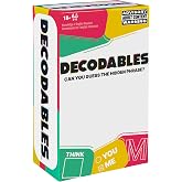 Spin Master Games, Decodables, A Hysterical Adult Party Game, Adult Card Game, Bachelorette Party Activity, 3-8 Players, for Ages 18 &amp; Up