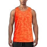 Zengjo Mens Tank Tops Workout Sleeveless Shirts Quick Dry Running Gym Mesh Muscle Tanks