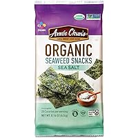 Annie Chun's - Crispy Organic Seaweed, Sea Salt Flavor, Keto, Vegan, Gluten-Free, Dairy-Free, Light And Airy Delicious Snacks