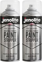 Jenolite Industrial Strength Paint Stripper Aerosol 2x400ml Non-Drip Gel