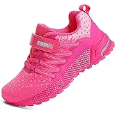 KUBUA Kids Sneakers for Boys Girls Running Tennis Shoes Lightweight Breathable Sport Athletic