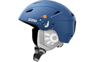 OutdoorMaster Anoa Kids Ski Helmet - Adjustable Snowboard Helmet - Durable PC Shell, Shock-Absorbing EPS Core & Cooling Vents - Certified Snow Sports Helmet for Boys, Girls & Youth