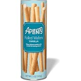 Amazon Brand - Aplenty, Vanilla Rolled Wafers, 5 oz
