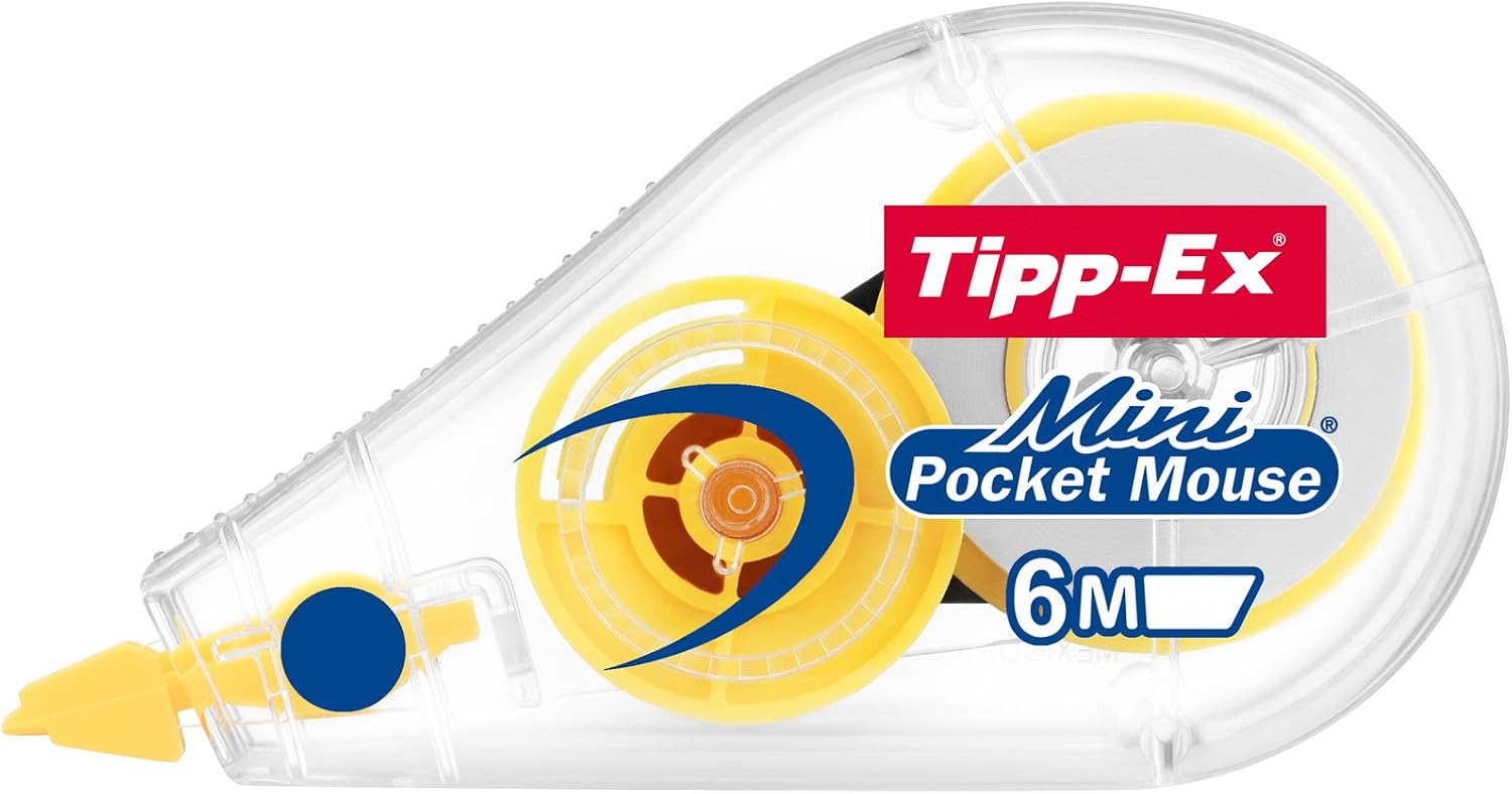 Tipp-Ex 926397 Fashion Mini Pocket Mouse Correction Tape Roller 5 mm x 5 m; Display Box, 4 Designs, Pack of 10 - Image 3