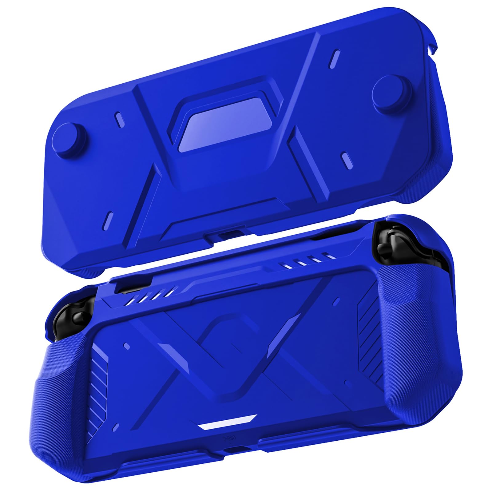 FIWWAT Protective Case for Nintendo Switch 2 (2025), PC Front Cover +TPU Soft Back Shell 360° Protection, Anti-Scratch, Ergonomic Grip Design, Compatible with Nintendo Switch 2 2025 - (Navy Blue)