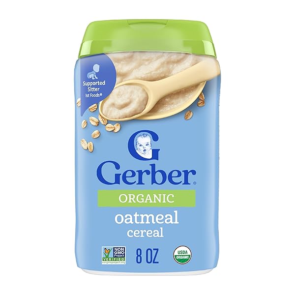GERBER ORGANIC FOR BABY 1ST FOODS GRAIN &...