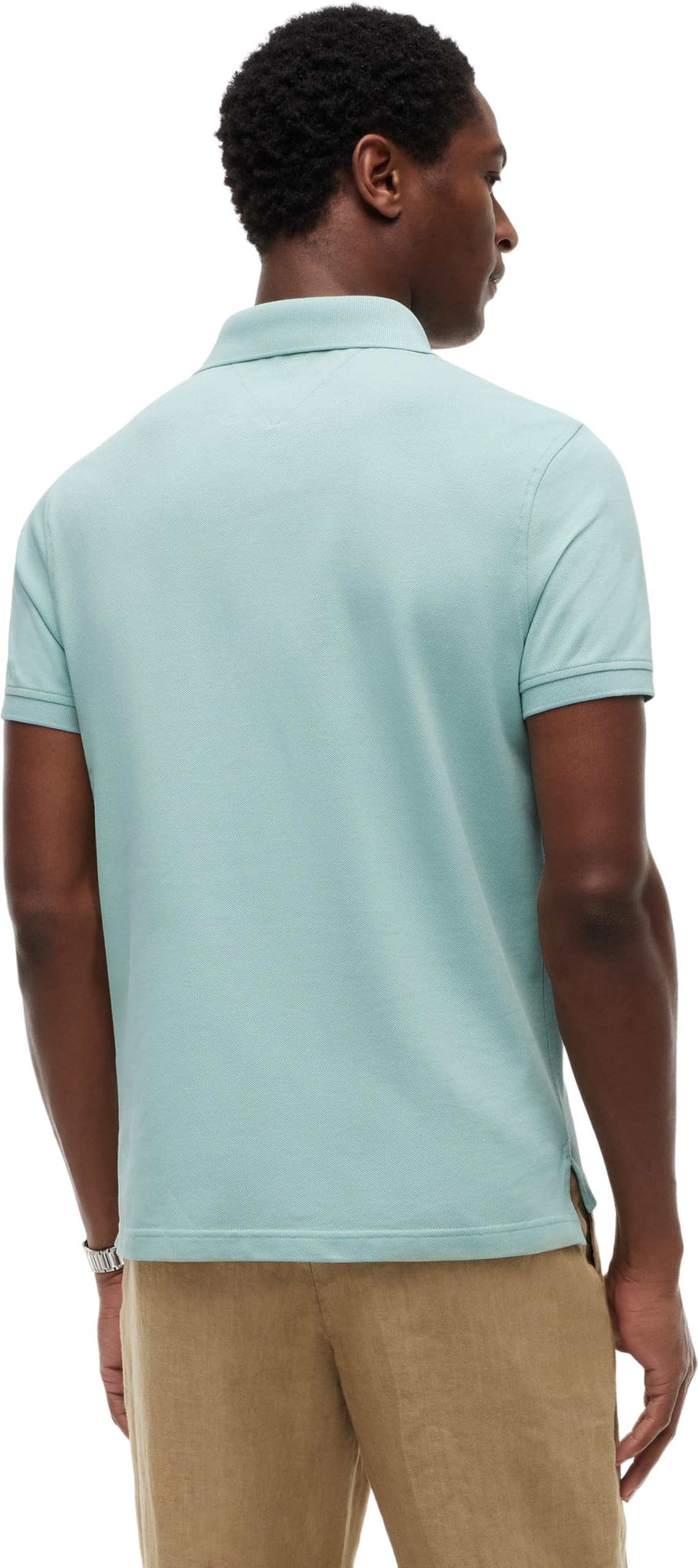 Tommy Hilfiger Herren Poloshirt Kurzarm 1985 Regular Fit, Grün (Crushed Mint), L 2