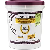 Horse Health Joint Combo Hoof &amp; Coat, Glucosamin, Chrondroitin, Vitamin C, MSM, Biotin, Lysine, ZInc, Omega 3 and 6 Fatty Acids, 64 day supply