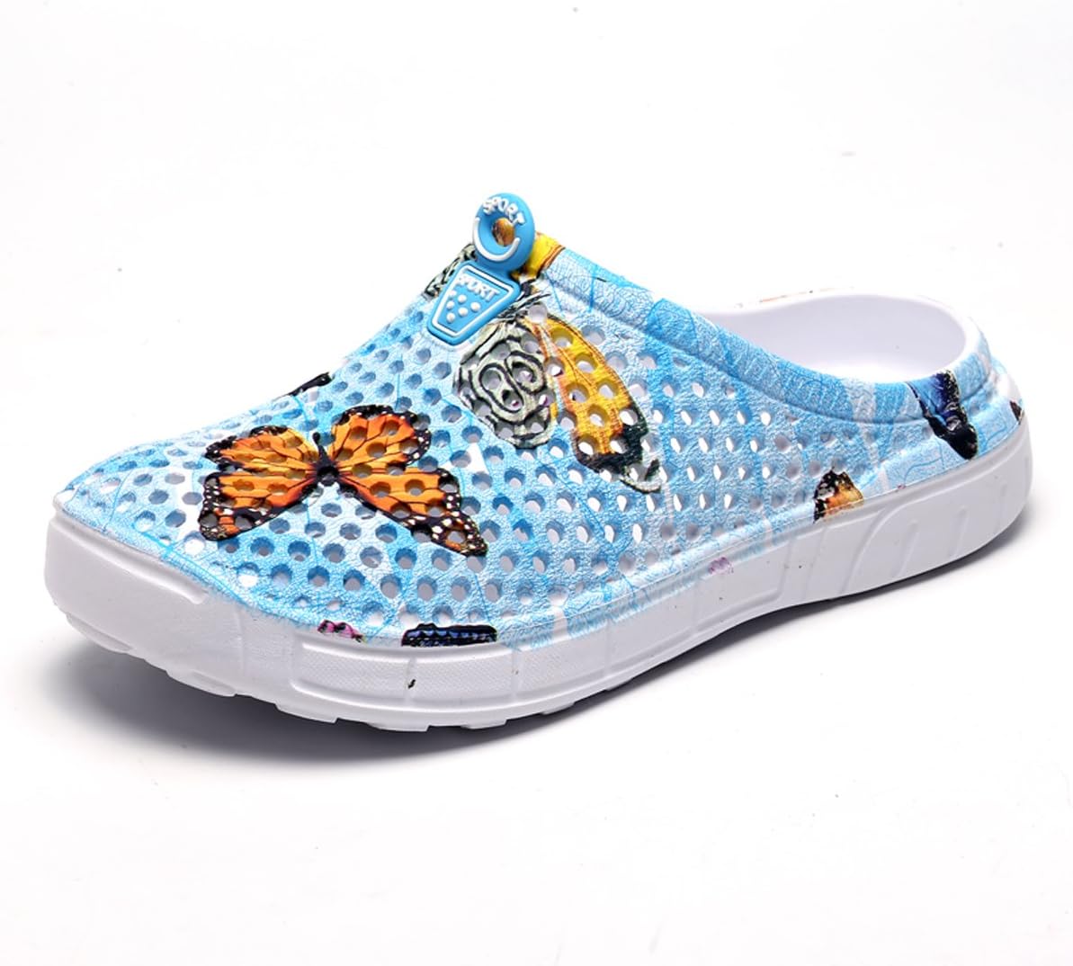 WLLH Women Mesh Summer Breathable Slippers Beach Garden Clog Sandals Shower Footwear Water Shoes Walking Anti-Slip Shoes