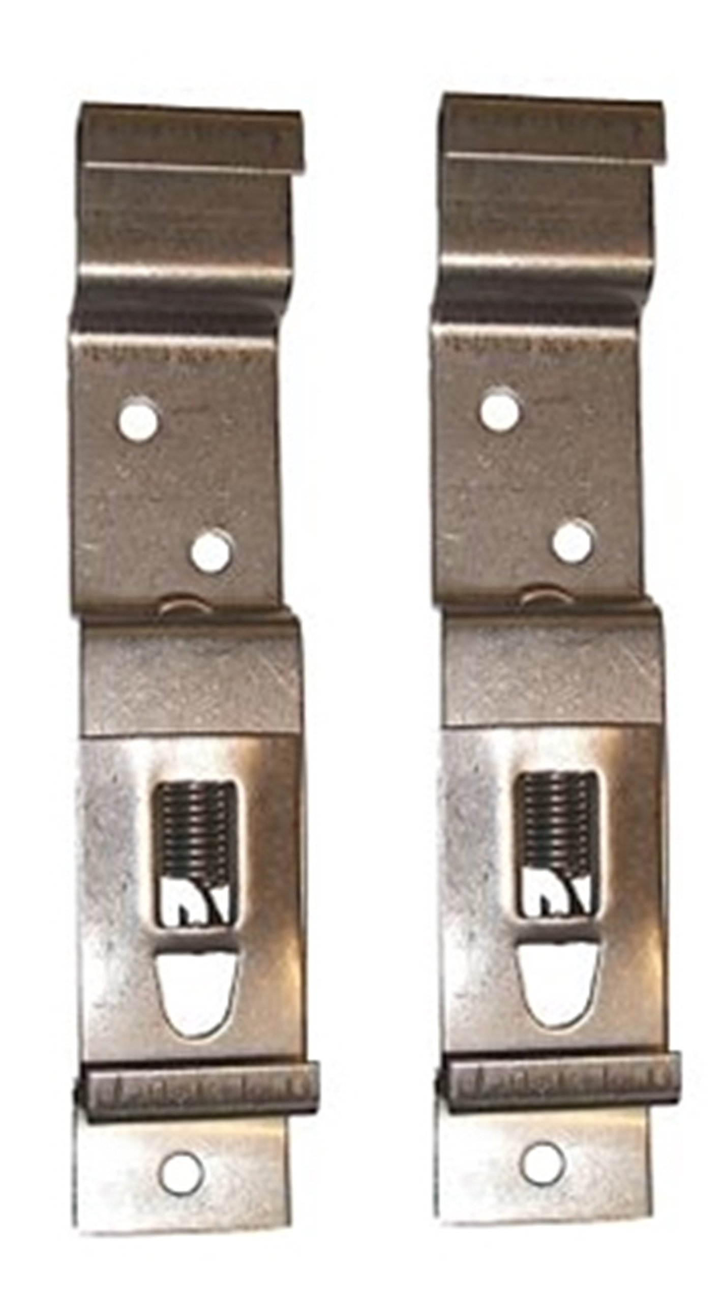 2 x Trailer Number Plate Clips Holders Spring Loaded Stainless Steel LMX1867