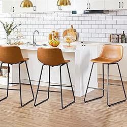 HeuGah Counter Height Bar Stools Set of 2, Counter