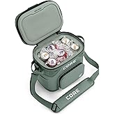 CORE Magnetic Leak Proof Soft Cooler with Waterproof Zipper | Insulated Bag Portable Ice Chest Box | Best Soft Cooler for Food & Beverages for Tailgating, Car Camping, Travel, and Family Beach Picnics