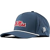 Branded Bills Officially Licensed x Mississippi Old Miss Rebels Orion 5-Panel Ole Miss Crimson Script PVC