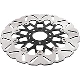 Taskboim Floating Brake Rotor Discs Front 11.8inch 1pcs Fit for Harley Davidson, Road Glide Street Glide 08-13, Dyna Fat Bob 08-17, Touring Road King 08-20, Motorcycle Rotor 2cr13 Stainless Steel