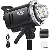 Godox MS300V Studio Flash 300W, 2.4G Wireless 5600±200K Strobe Light 0.1～1.8S Recycle Time Bowens Mount with LED Modeling Lam
