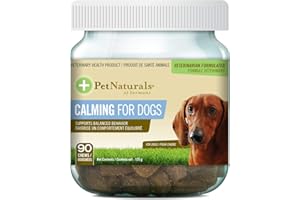 Pet Naturals of Vermont Calming for Dogs, Behavioral Support Supplement, Chicken Liver Flavor, 90 Bite-Sized Chews ,90 Count 