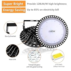 CHUNNUAN 100W Slim UFO LED High Bay Light lamp