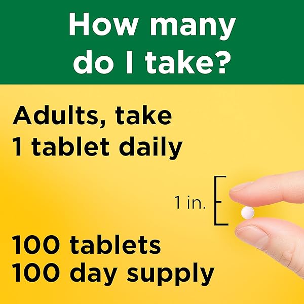 NATURE MADE VITAMIN B6 100MG, B6 VITAMINS FOR ENERGY METABOLISM SUPPORT, 100 TABLETS, 100 DAY SUPPLY