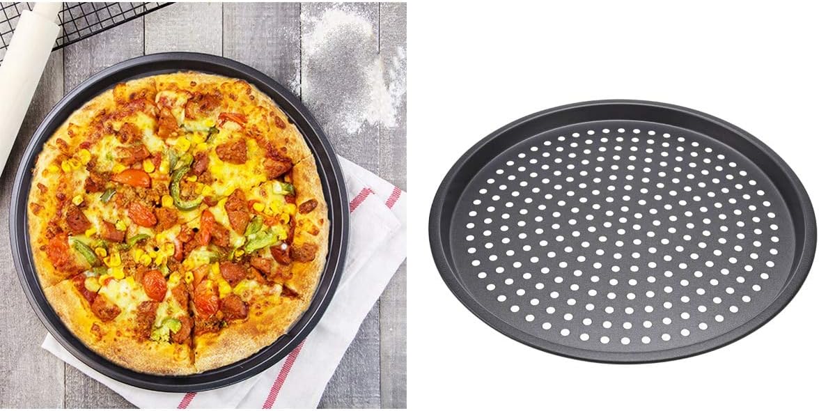 Best Quality Hah CA 12inch Nonstick Pizza Pan Baking Holey Tray Plate