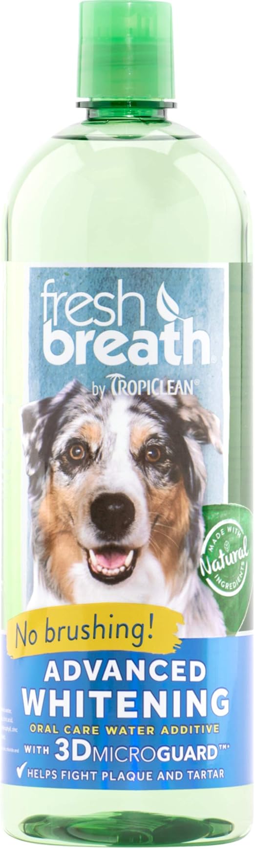 tropiclean fresh breath water additive 33.8 ounce