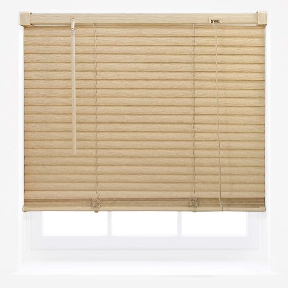 PVC Window Blinds Trimmable Home Office Blind New Natural