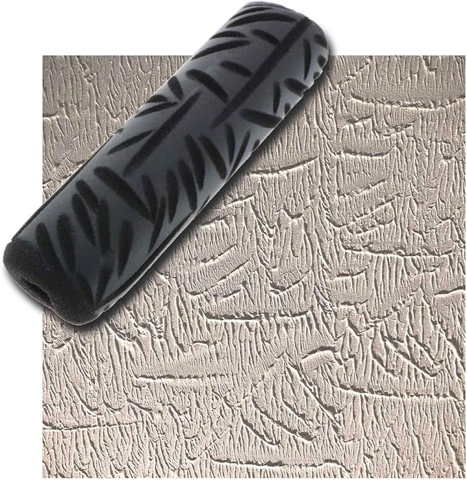 Kraft Tool DW181 Drywall Texture Roller - Basket Weave Pattern For Walls & Ceilings