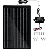 32W Solar Battery Charger, Zuomeng MPPT Solar Battery Maintainer &amp; Solar Trickle Charger Kit with 32W High-Efficiency Solar Panel, Pulse Repair Solar Battery Charger