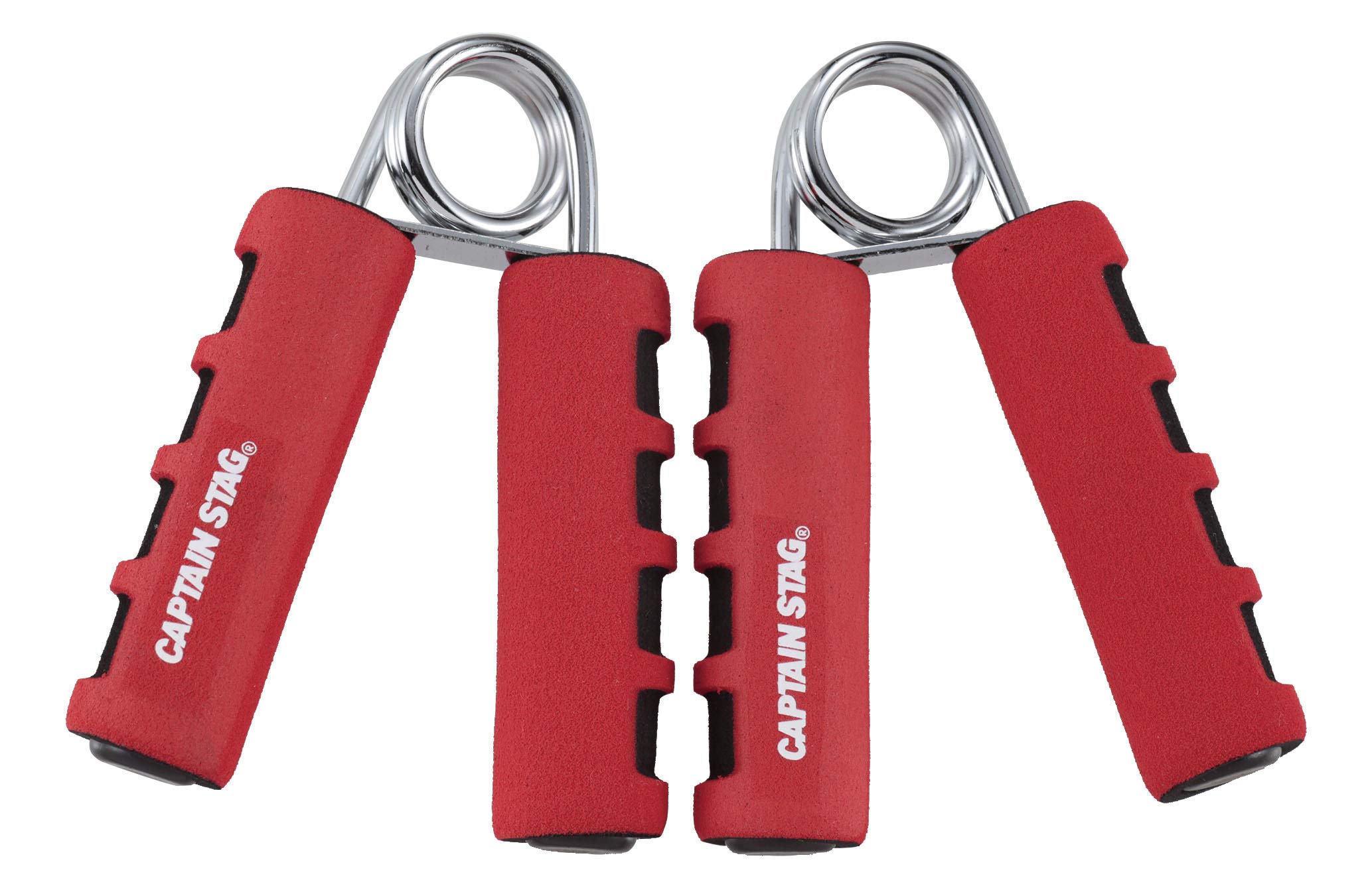 キャプテンスタッグ(CAPTAIN STAG) 筋トレ 握力強化 握力トレーニング ソフト ハンドグリップ 20kg 2個セット レッド/ブラック Vit Fit UR-810商品画像